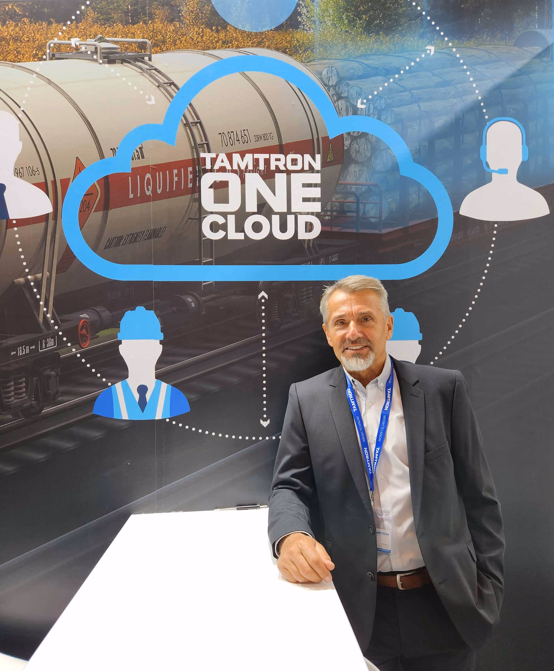 Tamtron Gleiswägemodul mit Anbindung an die One Cloud