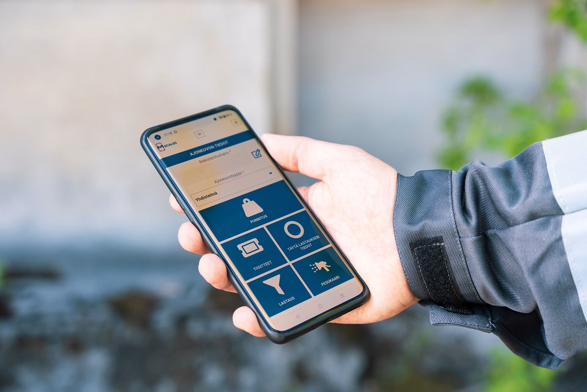 mScales mobileweighing userinterface