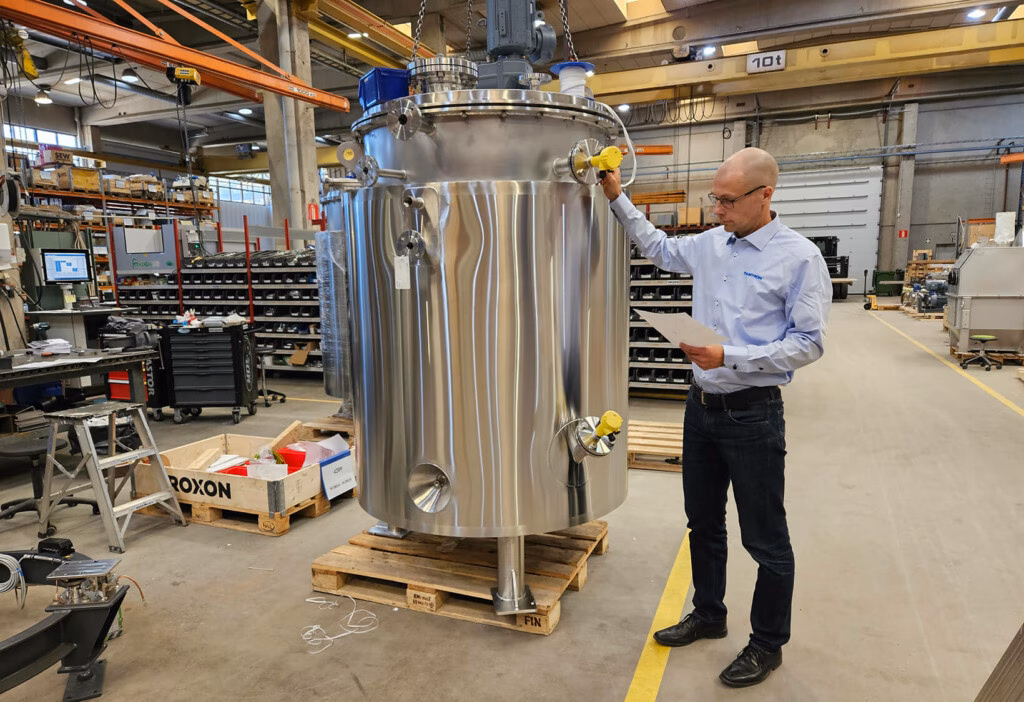 Überprüfung eines ATEX-Mischbehälters durch Tamtron-Experten